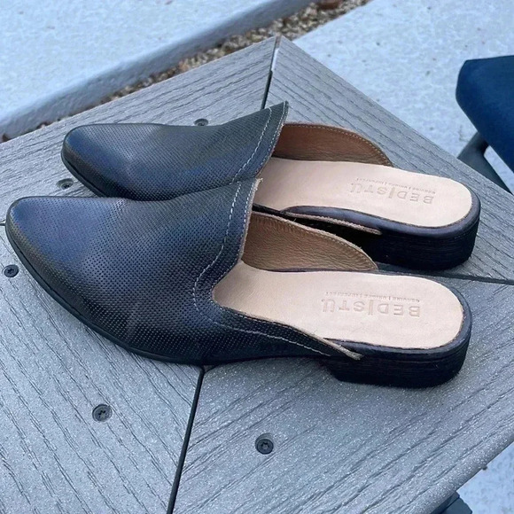 BED STU Brenda Mules Graphito Rustic - Picture 4 of 8